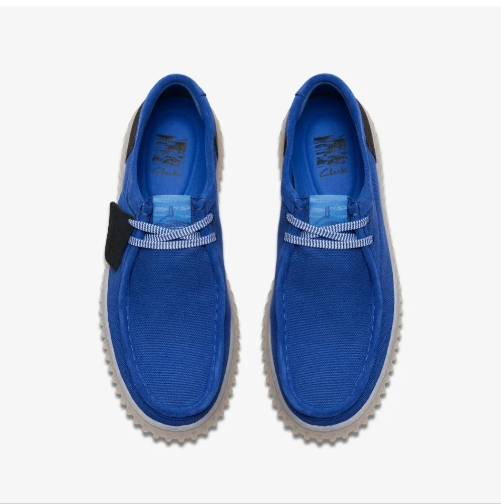 Clarks Men's Torhill Lo Navy Combi 26176992 Size 13 - Picture 3 of 4